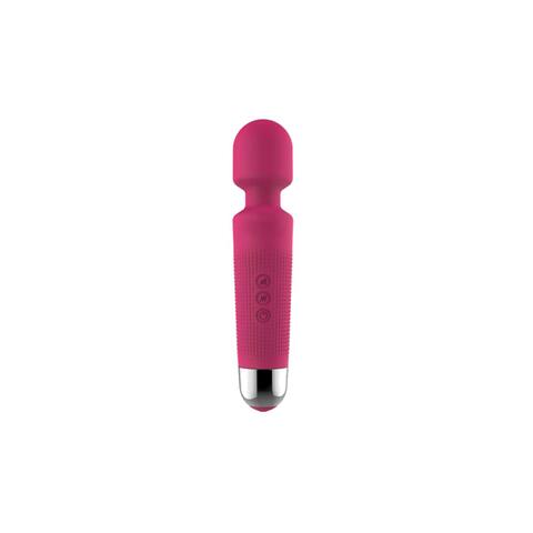 Mini Halo Wireless Wand Vibrator - Pink