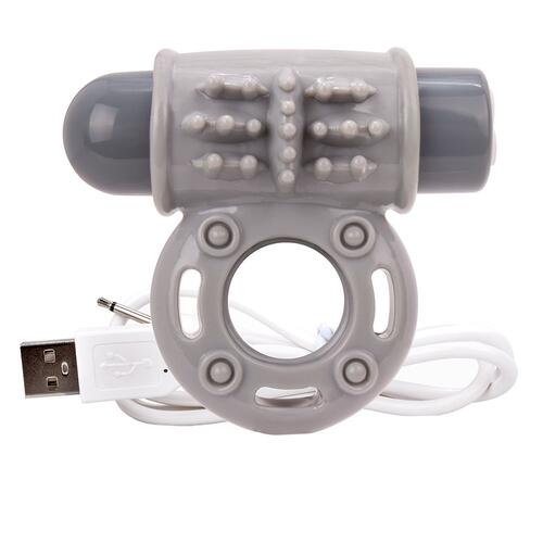 Charged OWow Grey Vibrating Cock Ring