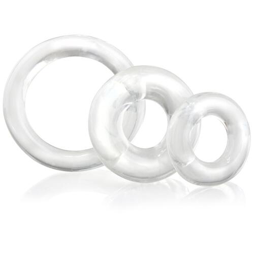 Ring O x 3 Clear Cockrings