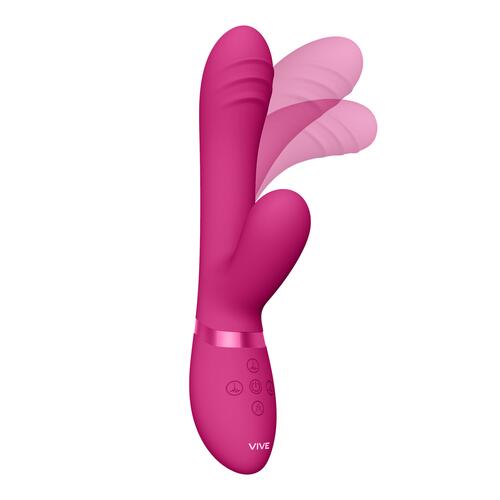Vive Tani Finger Motion With Pulse Wave Vibrator Pink
