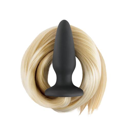 Filly Tails Silicone Anal Plug Palomino Blonde