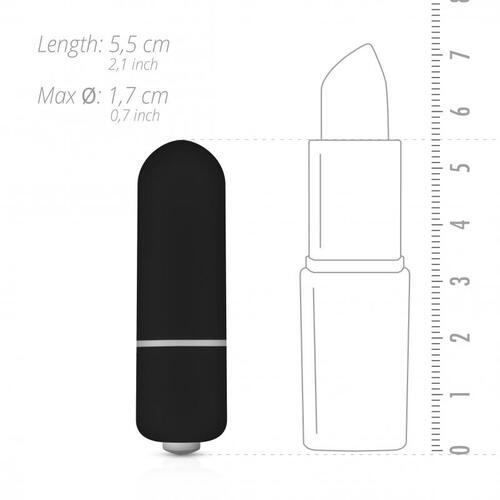 10 Speed Bullet Vibrator - Black