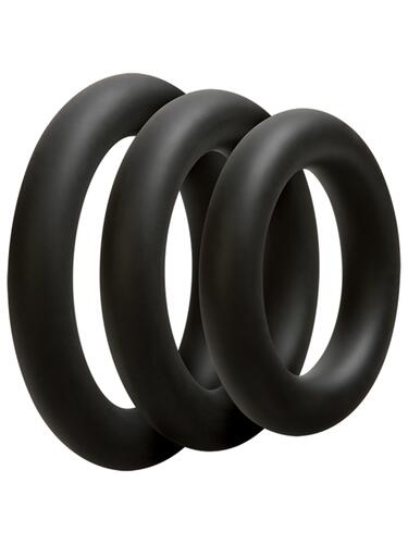 3 C-Ring Set - Thick - Black