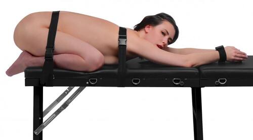 Bondage Massage Bed with Cuffs