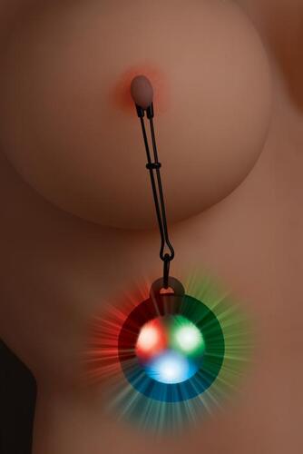 Charmed - Tweezer Nipple Clamps with LED Lights
