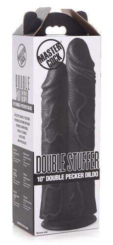 Double Stuffer Double Dildo 25 cm - Black
