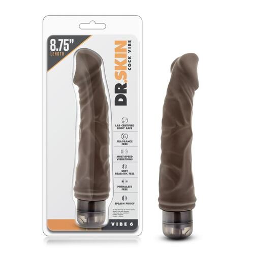 Dr. Skin - Cock Vibe no6 Vibrator - Chocolate