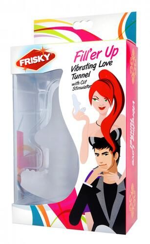 Fill Her Up Vibrating Love Tunnel With Clit Stimulator