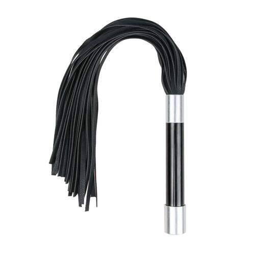 Long Flogger With Metal Grip