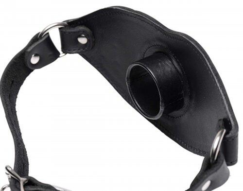Strict Leather Locking Open Mouth Gag