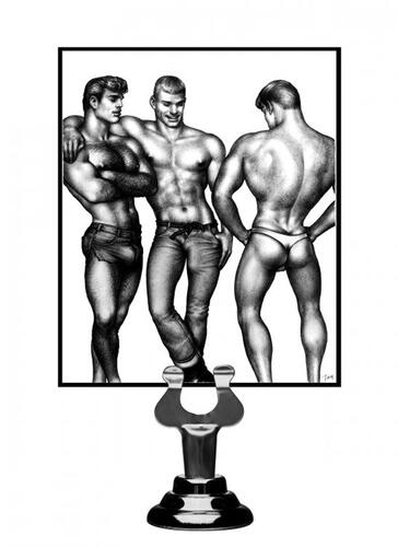 Tom of Finland 3 Piece Silicone Cock Ring Set