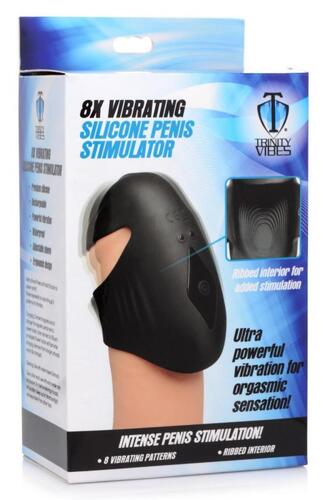 Vibrating Silicone Penis Sleeve