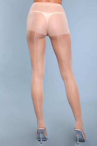 Walk Right Out Pantyhose With Backseam - Nude