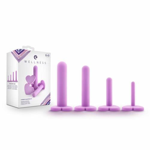 Wellness - Silicone Vaginal Dilator Kit - Purple