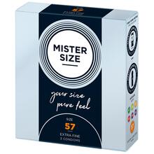 Mister Size 57mm Your Size Pure Feel Condoms 3 Pack