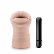 M for Men - Angie Masturbator With Bullet Vibrator - Mouth