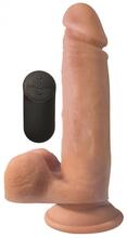 Realistic Vibrating Dildo With Suction Cup - Skin Tone