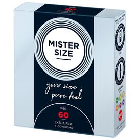Mister Size 60mm Your Size Pure Feel Condoms 3 Pack