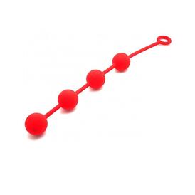 Red Quartet Anal Balls 4cm