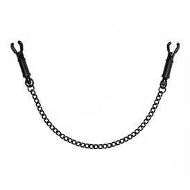 Black Metal Adjustable Nipple Clamps With Chain
