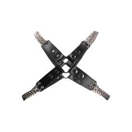 Heavy Duty Leather And Chain Body Harness
