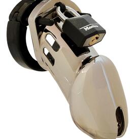 CB-6000 Chastity Cage - Chrome - 35 mm