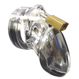 CB-6000S Chastity Cage - Clear - 37 mm