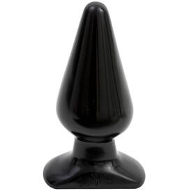 Classic Butt Plug - Smooth Large - Black