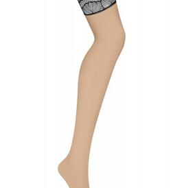 Isabellia Suspender Stockings With Lace Edging