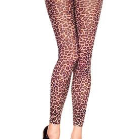 Leopard Print Opaque Leggings