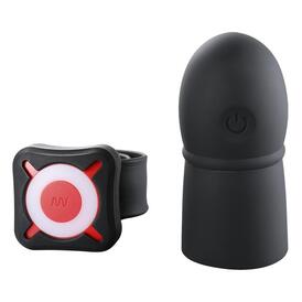 OTOUCH - Super Striker Penis Sleeve with Vibrations - Black