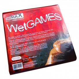 SexMAX WetGAMES Vinyl Sheet 180 x 220 cm - Red