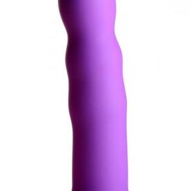 Squeeze-It Wavy Dildo - Purple